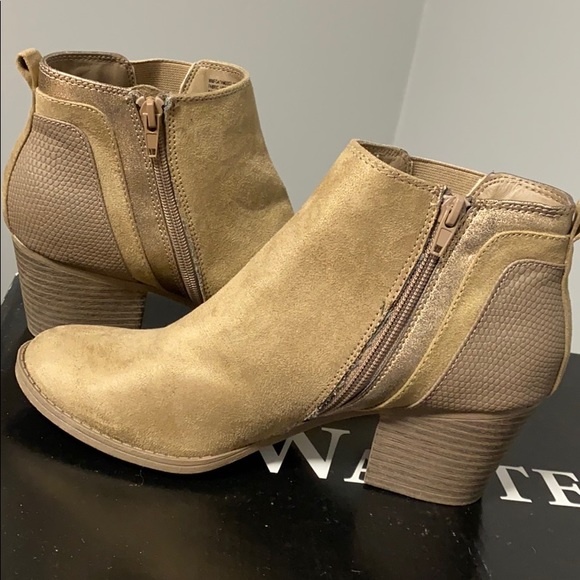 Faded Glory Shoes Faded Glory 2 2 Heels Ankle Boots Size